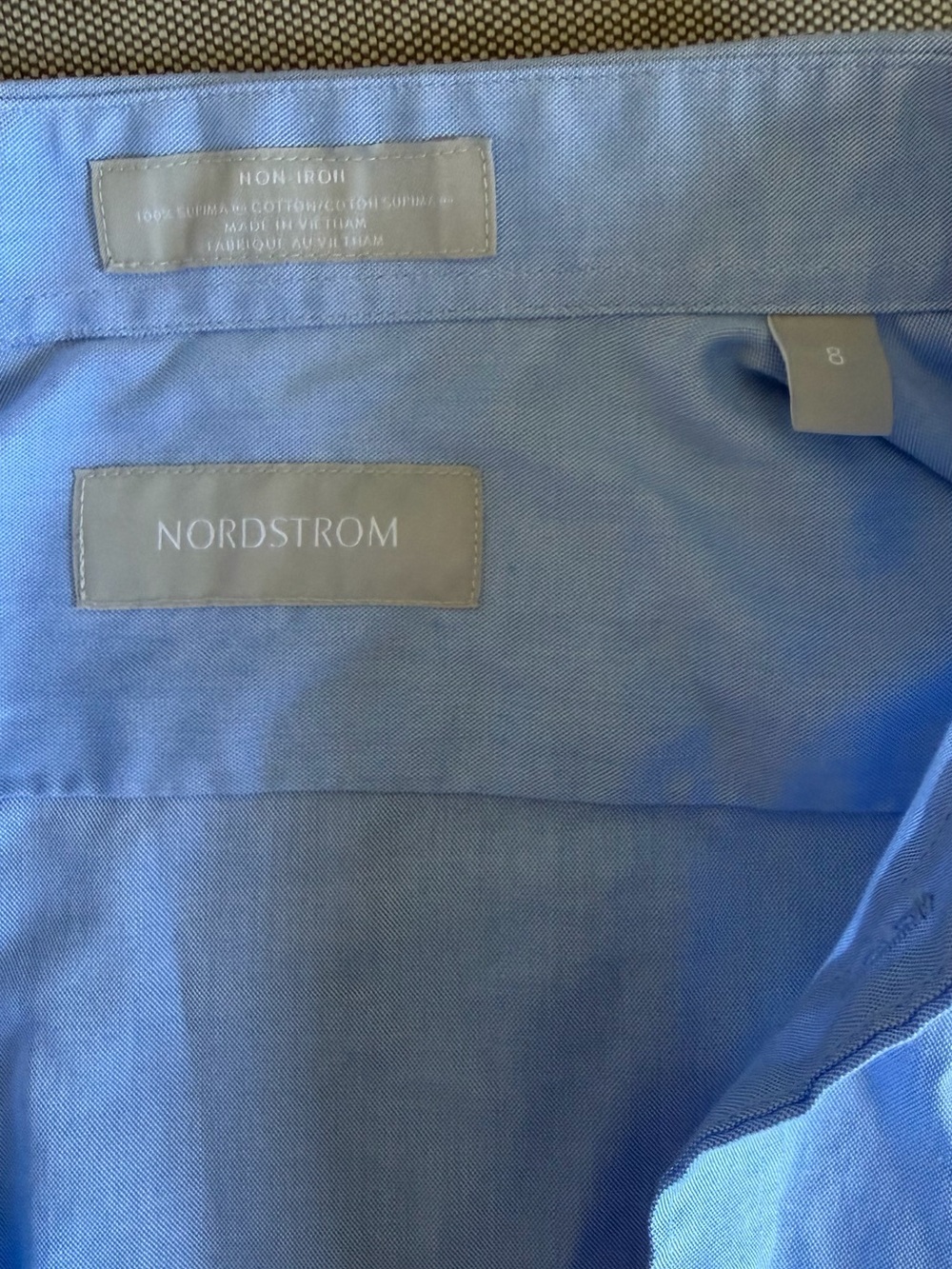 Nordstrom Boy’s Blue Dress Shirt - Soft Sky Blue